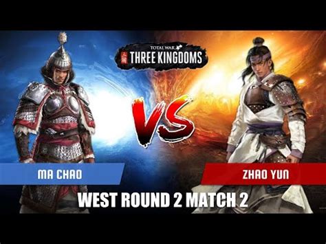 total war three kingdoms zhao yun|Ma Chao vs Zhao Yun .